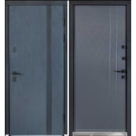 Ārdurvis mājai TERMO HOUSE modelis 710/265 Tumš. antracīs/ antracīts pelēks