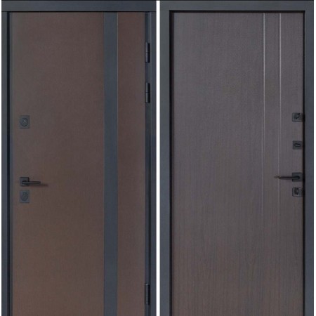 Ārdurvis mājai TERMO HOUSE modelis 710/265Venge tumšs/Venge tumšs