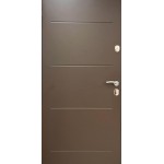 Entrance doors for apartment CLASSIC Brown