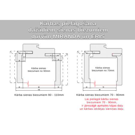 Iekšdurvis ERIS Balts Iekšdurvis ERIS Balts