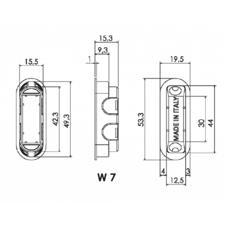 Iekšdurvju slēdzenes NATT WC 196-18 mm Matēts hroms Iekšdurvju slēdzenes NATT WC 196-18 mm Matēts hroms