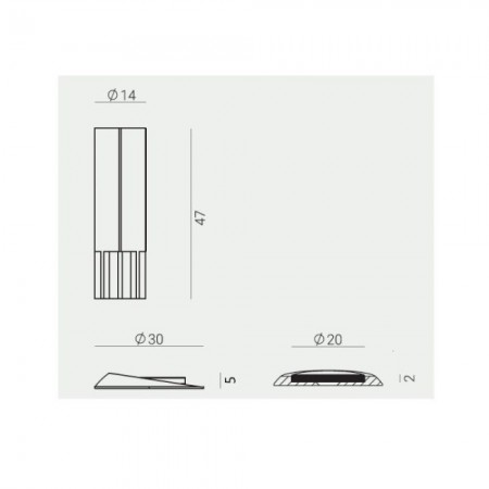 Magnētiska durvju atdure STOPINO Magnētiska durvju atdure STOPINO