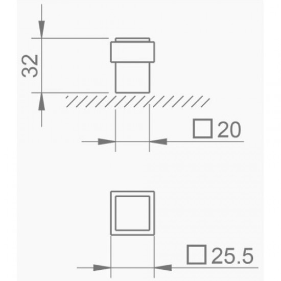 Door stop Tupai 2617 Q