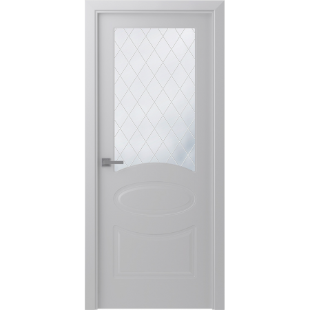 Межкомнатная крашеная дверь ELINA GLASS c магнитным замком Межкомнатная крашеная дверь ELINA GLASS c магнитным замком