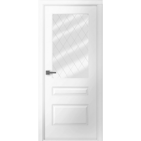 Interior painted door ROYALTY GLASS with magnetic lock