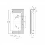 Magnētiskā slēdzene Koblenz WC SPINOFF "PREMIUM" Magnētiskā slēdzene Koblenz WC SPINOFF "PREMIUM"