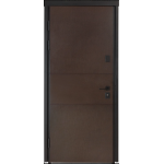 Entrance Door TERMO HOUSE modelis 703/191 Venge dark/White Satin