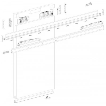 DIVA FLUID bīdāmo durvju sistēma (KOMPLEKTS) DIVA FLUID bīdāmo durvju sistēma (KOMPLEKTS)