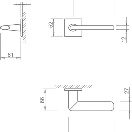 Durvju rokturis 3098 Q5S Durvju rokturis 3098 Q5S