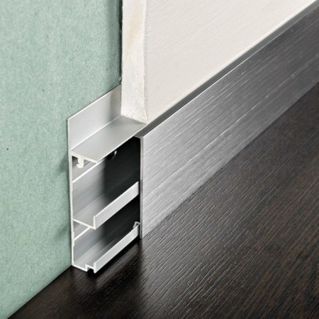 Alumīnija Grīdlīstes CHANNEL