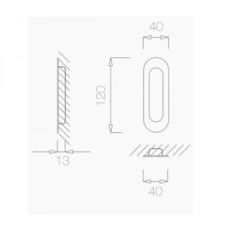 Bīdāmo durvju rokturis Tupai 1695 R Bīdāmo durvju rokturis Tupai 1695 R