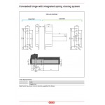 Slēptā eņģe AGB ECLIPSE 3.2 SELF CLOSE OCS