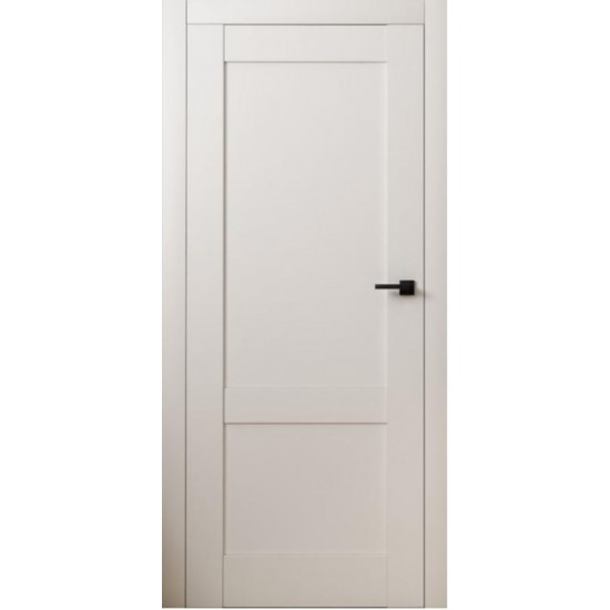 Межкомнатная дверь RUMBA белые матовые со скрытыми петлями и магнитным замком