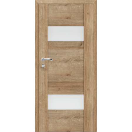 Iekšdurvis ekofinierējums (matēts stikls) TRIVENTO 02 Iekšdurvis ekofinierējums (matēts stikls) TRIVENTO 02