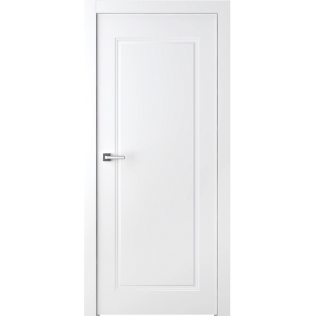 Krāsotas iekšdurvis KREMONA 1 FULL ar magnētisko slēdzeni