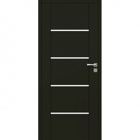 Iekšdurvis MOBI 10 melnas ar slēptām eņģēm un magnētisko slēdzeni