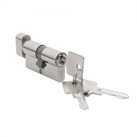 Cilindrs ar aizgriezni 30×30 Matēts hroms Cilindrs ar aizgriezni 30×30 Matēts hroms