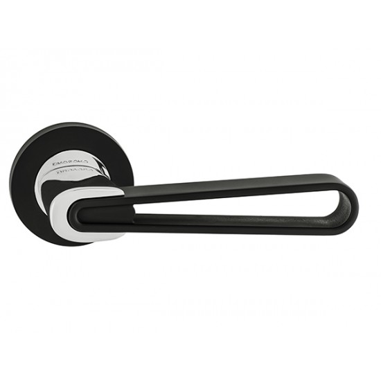 Door handle MARGHERITA 067-16E BLACK/CP