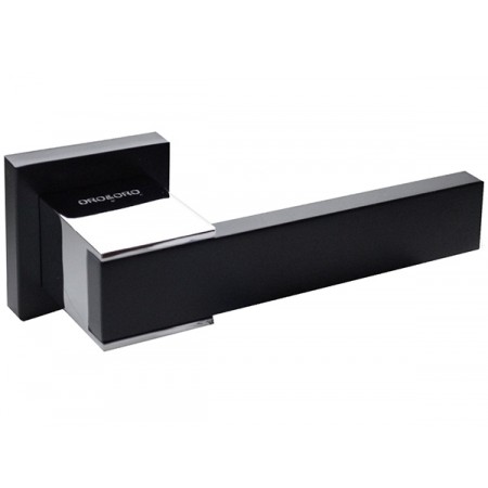 Door handle TECNO 042-15E BLACK/CP